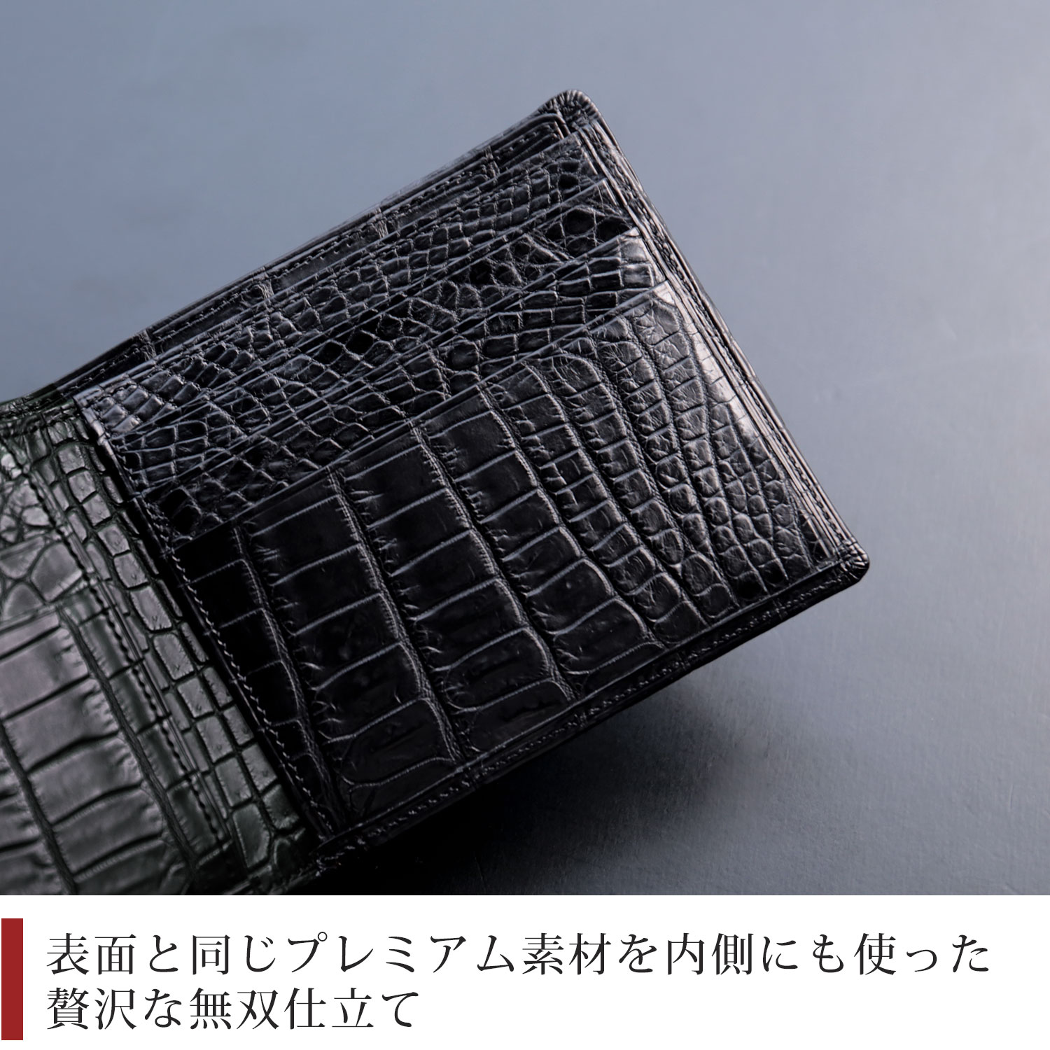内装もクロコダイルの無双仕立て
