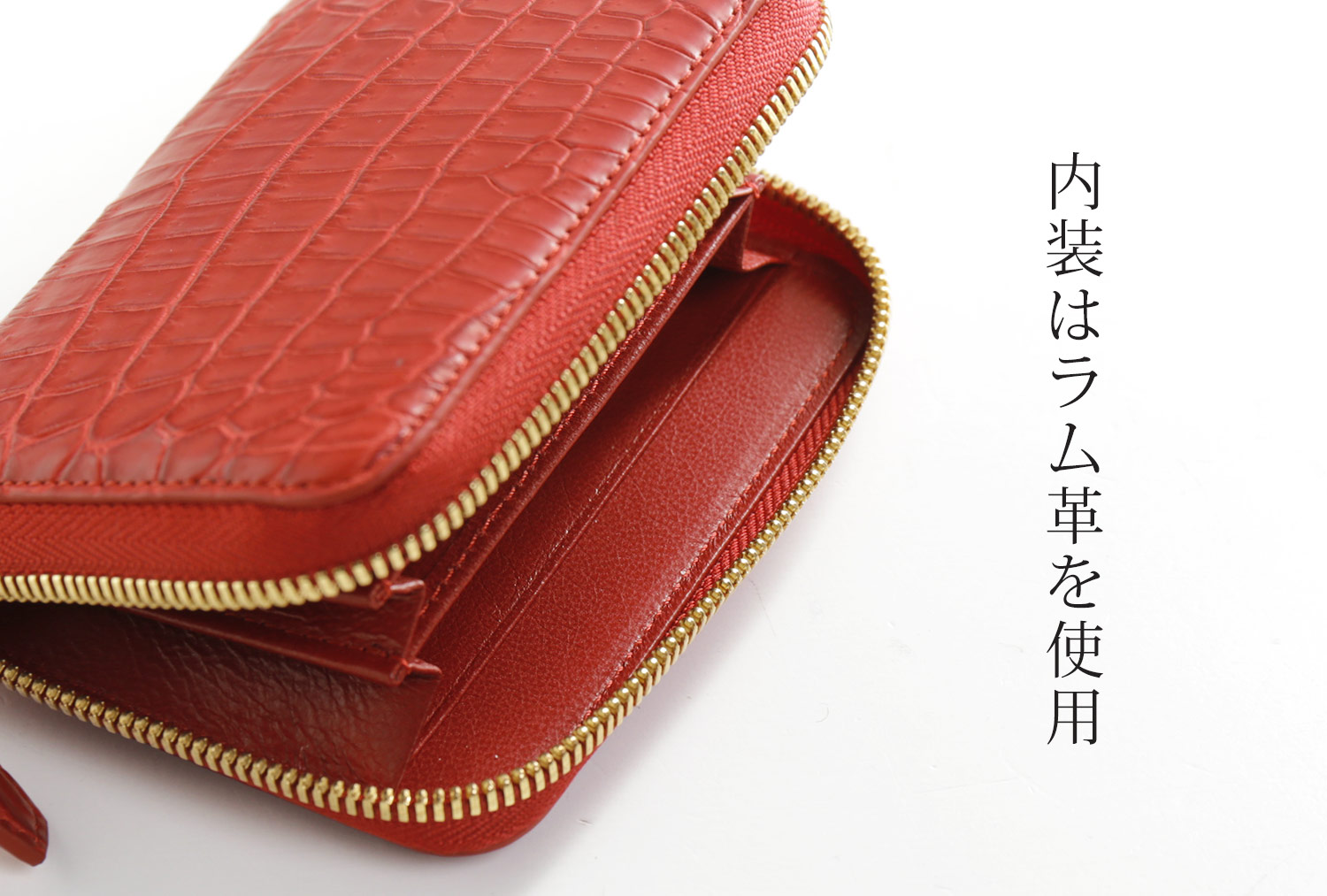 クロコダイル ミニ財布 コンパクト財布
