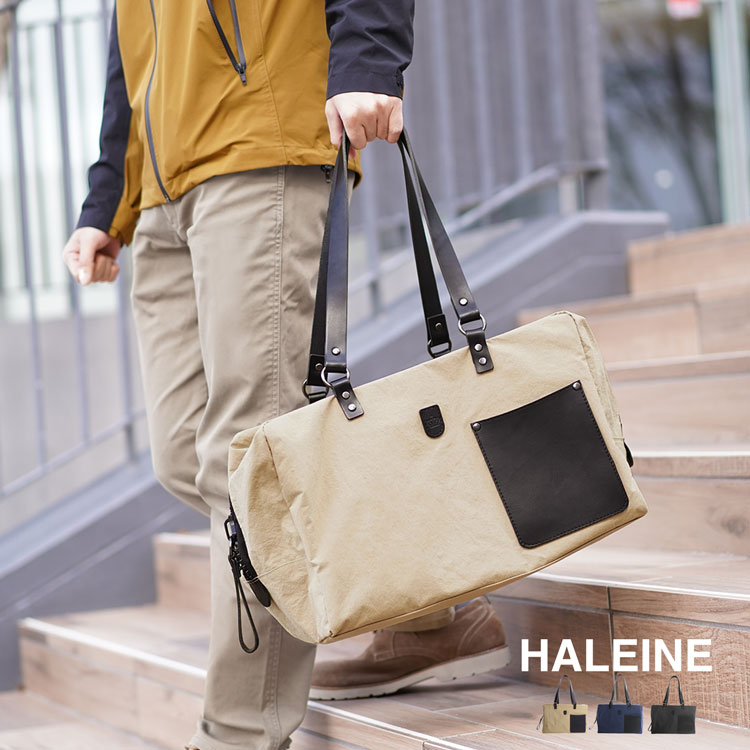 四角 トート バッグ HALEINE ブランド スクエア バッグ