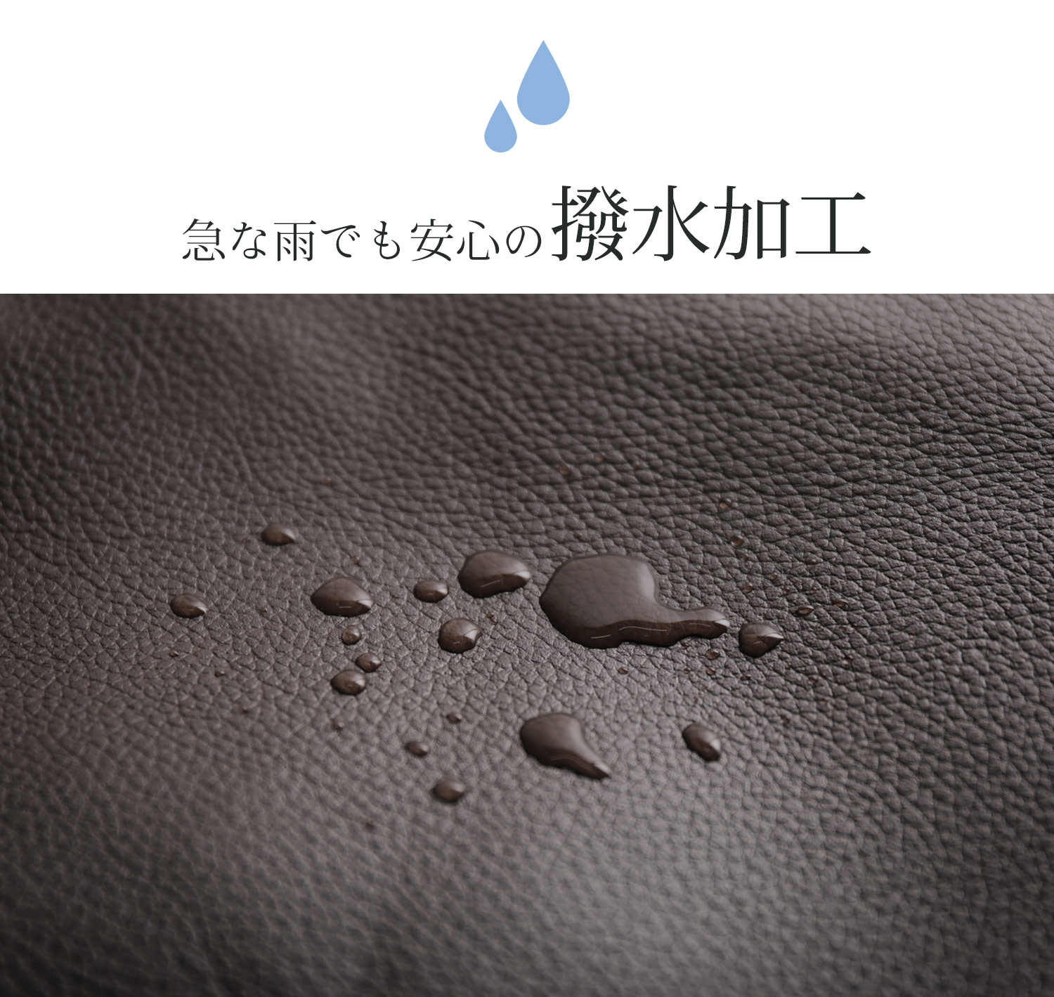 Jamale 撥水 本革 ショルダーバッグ