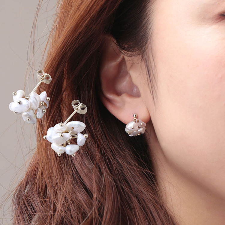 淡水 パール ピアス