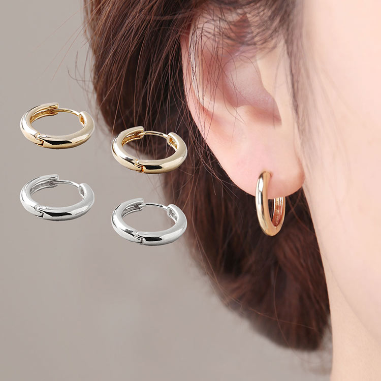 ニッケルフリー フープ ピアス