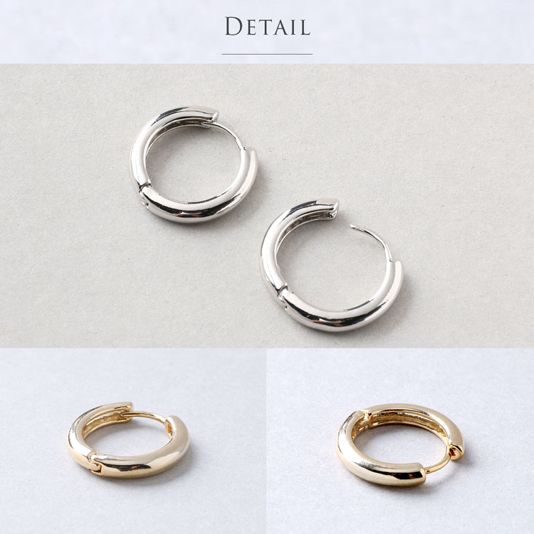 ニッケルフリー フープ ピアス