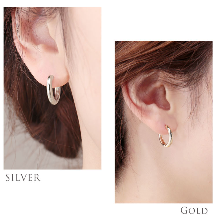 ニッケルフリー フープ ピアス