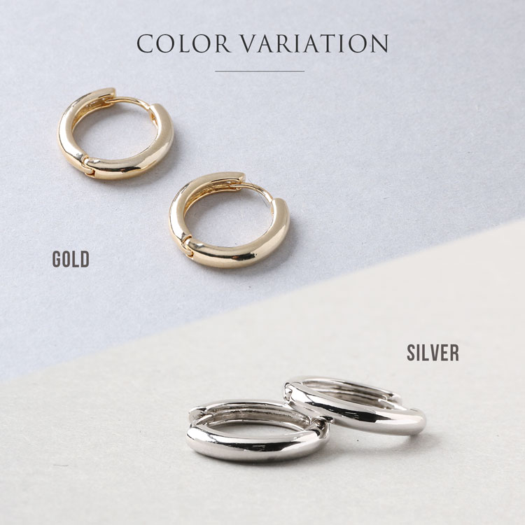 ニッケルフリー フープ ピアス
