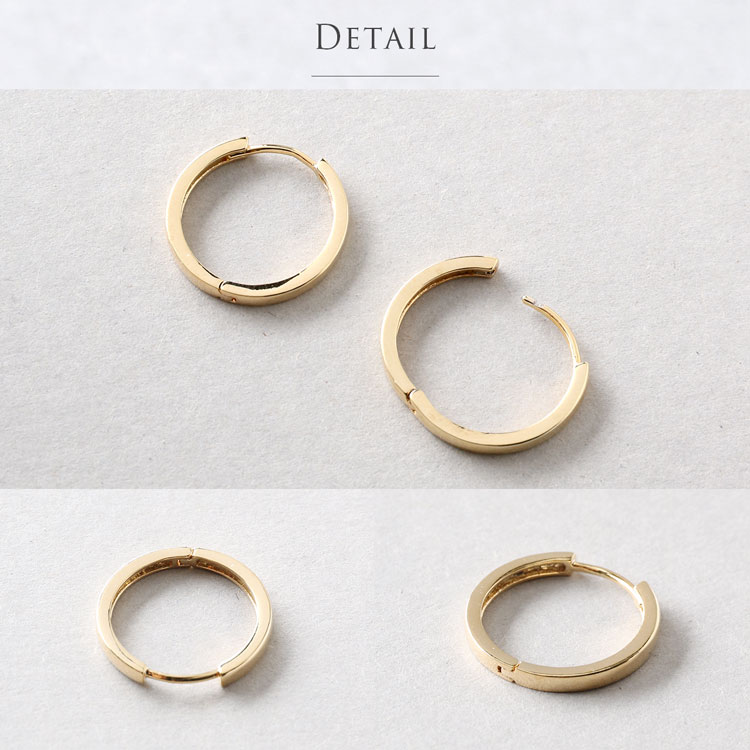 ニッケルフリー フープ ピアス