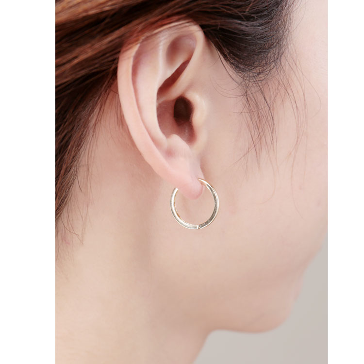 ニッケルフリー フープ ピアス