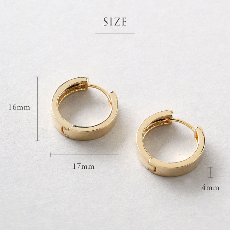ニッケル フリー フープ ピアス