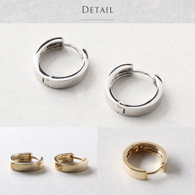ニッケル フリー フープ ピアス
