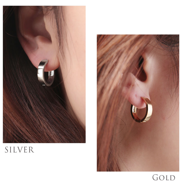 ニッケル フリー フープ ピアス