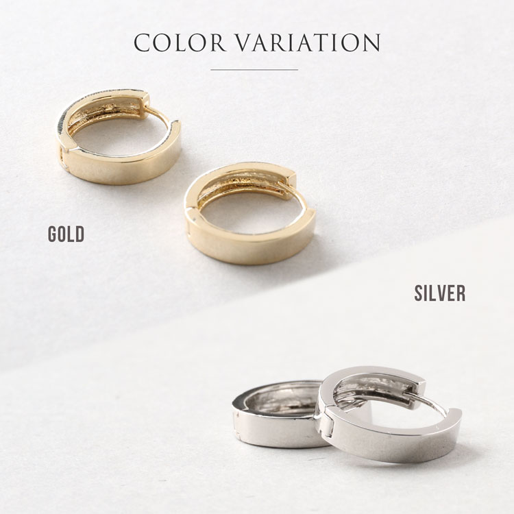ニッケル フリー フープ ピアス