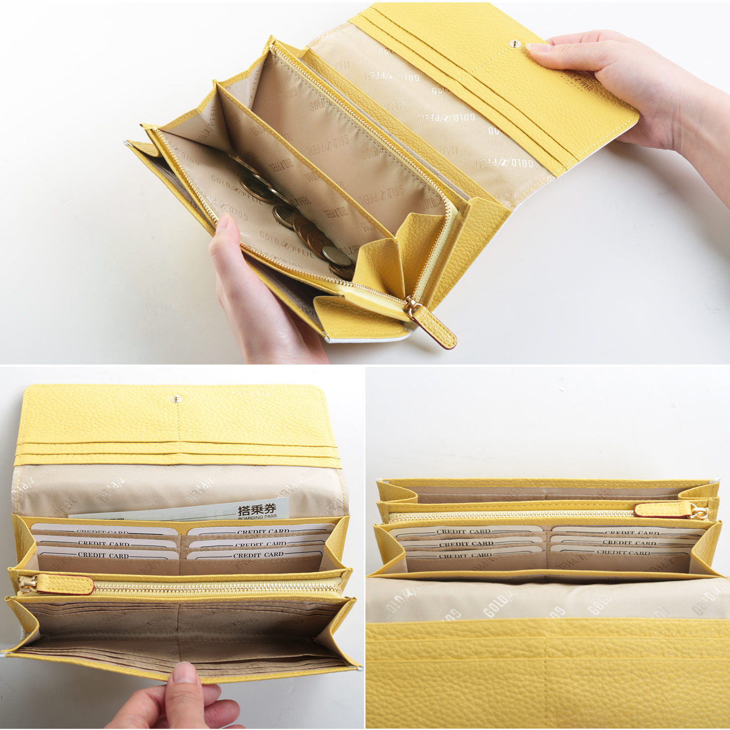 長財布 収納 ポケット