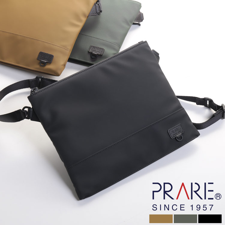 PRAIRIE プレリー サコッシュ  レディース ｱｳﾄﾄﾞｱ 防水 止水ファスナー 丈夫 ボディバッグ ショルダーバッグ