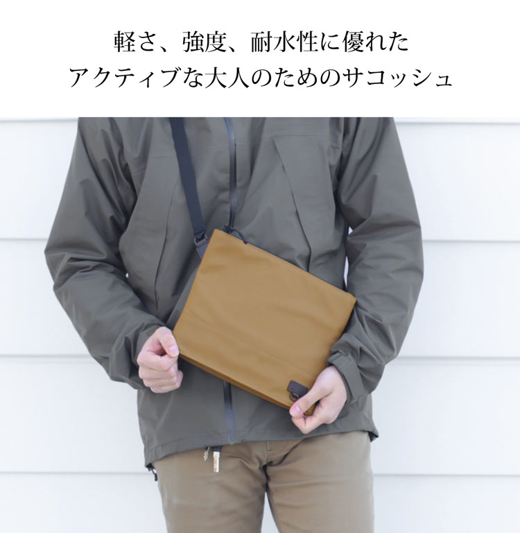 PRAIRIE プレリー サコッシュ  レディース ｱｳﾄﾄﾞｱ 防水 止水ファスナー 丈夫 ボディバッグ ショルダーバッグ