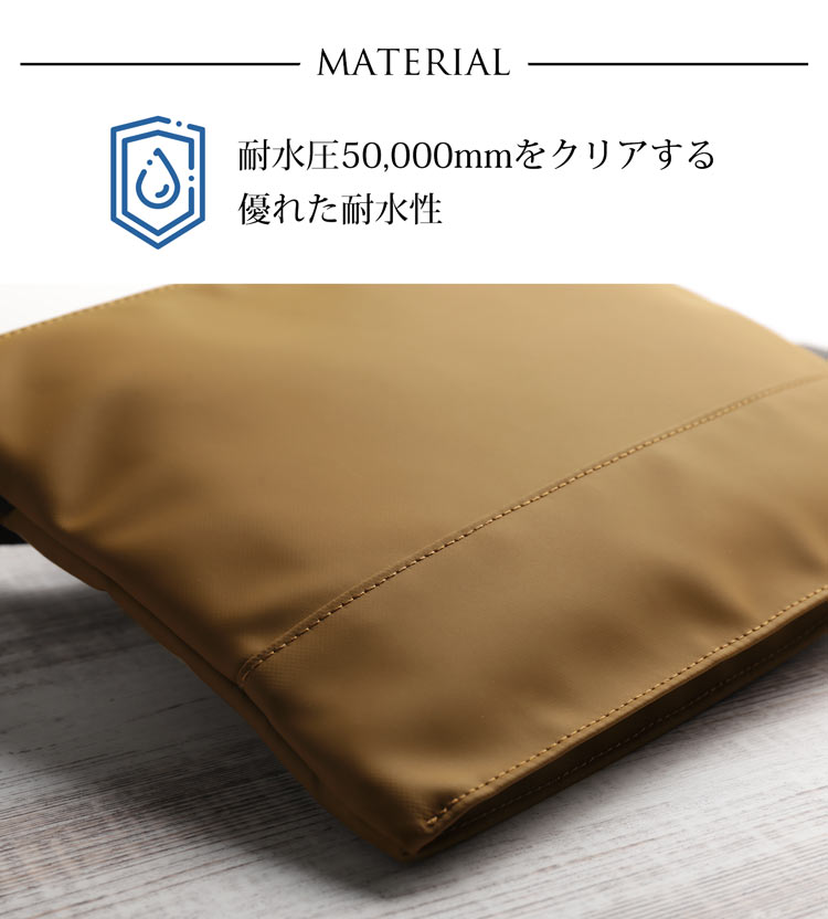 PRAIRIE プレリー サコッシュ  レディース ｱｳﾄﾄﾞｱ 防水 止水ファスナー 丈夫 ボディバッグ ショルダーバッグ