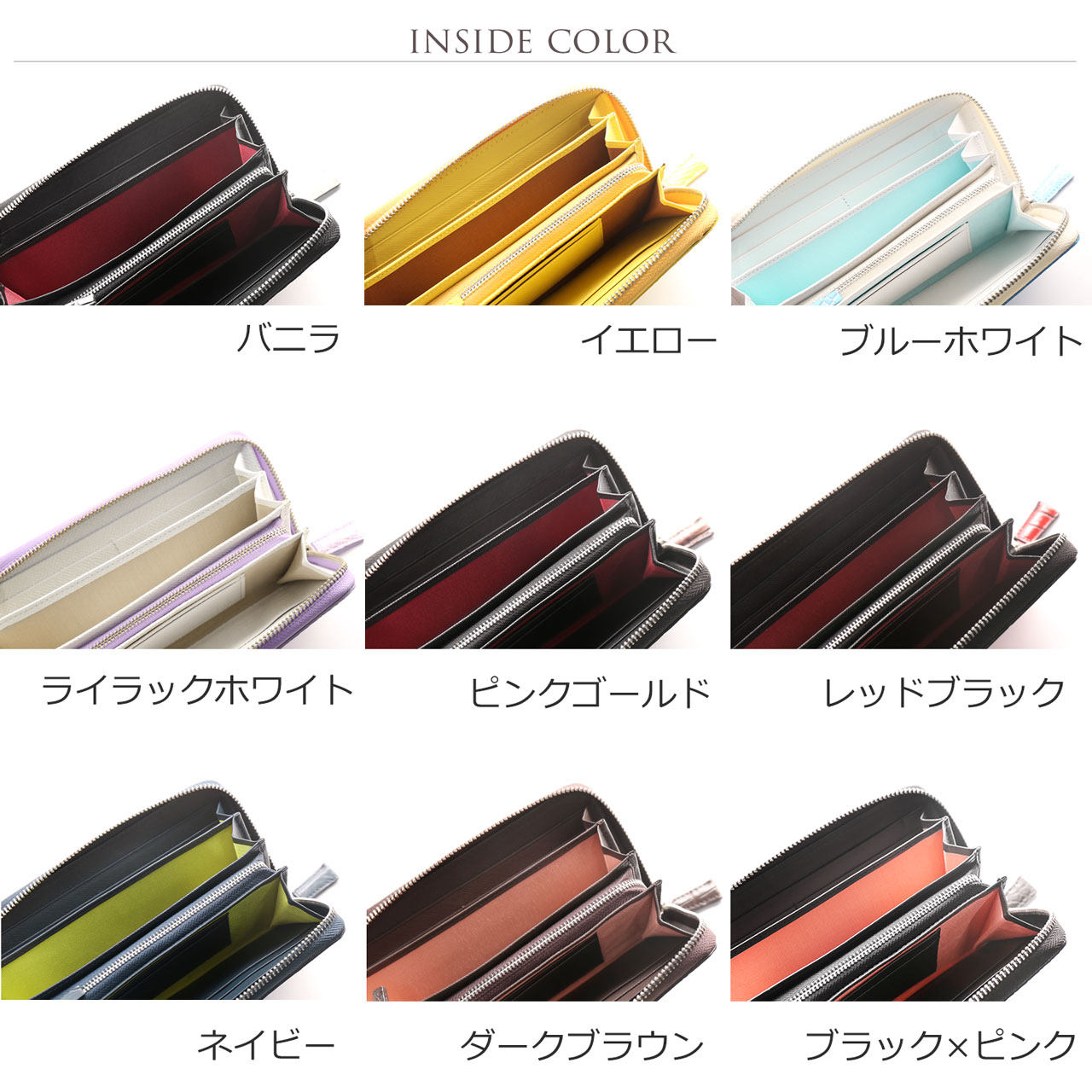 クロコダイル 長財布 ラウンドファスナー 日本製