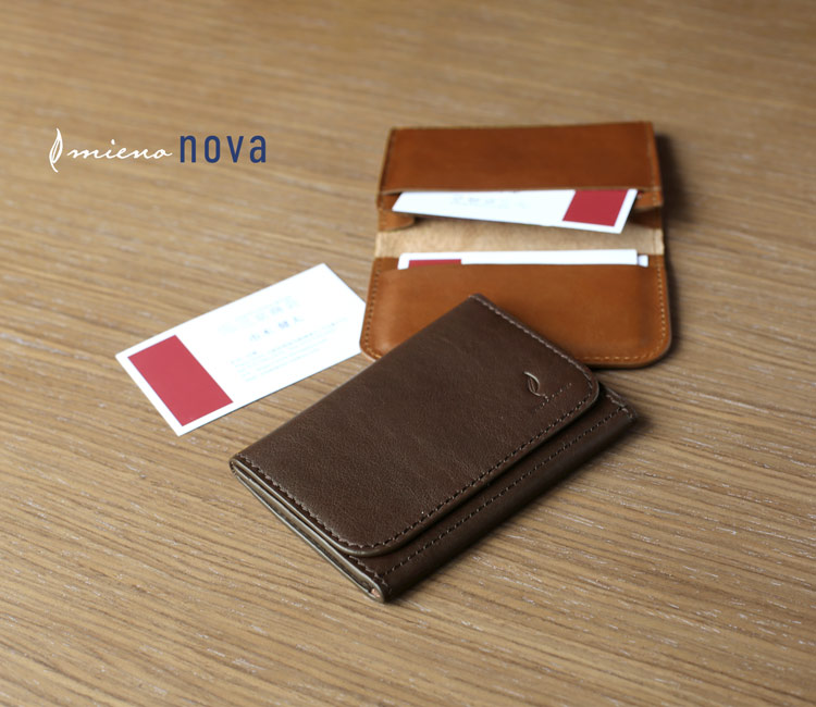 mieno nova カードケース レディース 牛革