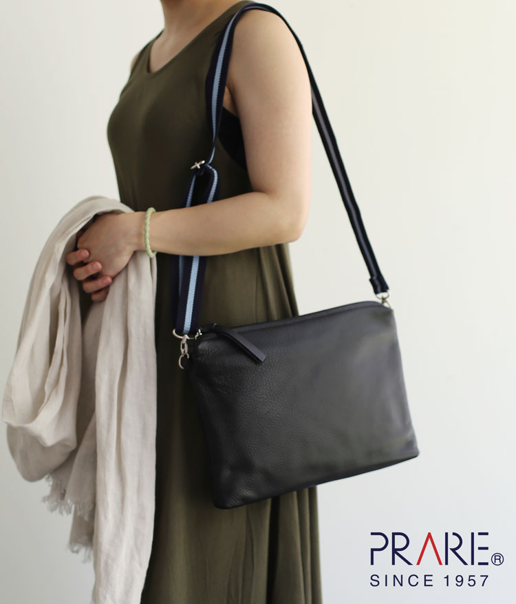 ショルダーバッグ クラッチバッグ 2way バッグ プレリー PRAIRIE 日本製