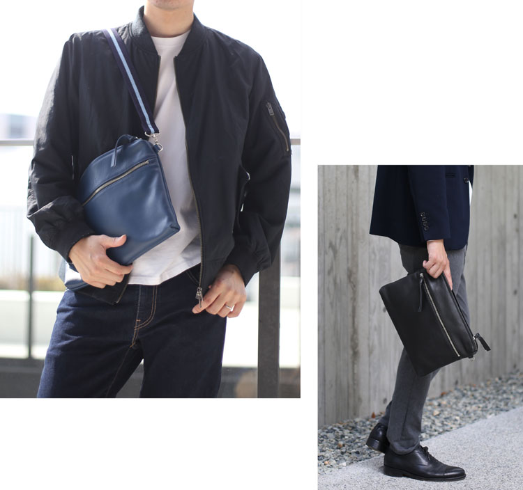 ショルダーバッグ クラッチバッグ 2way バッグ プレリー PRAIRIE 日本製