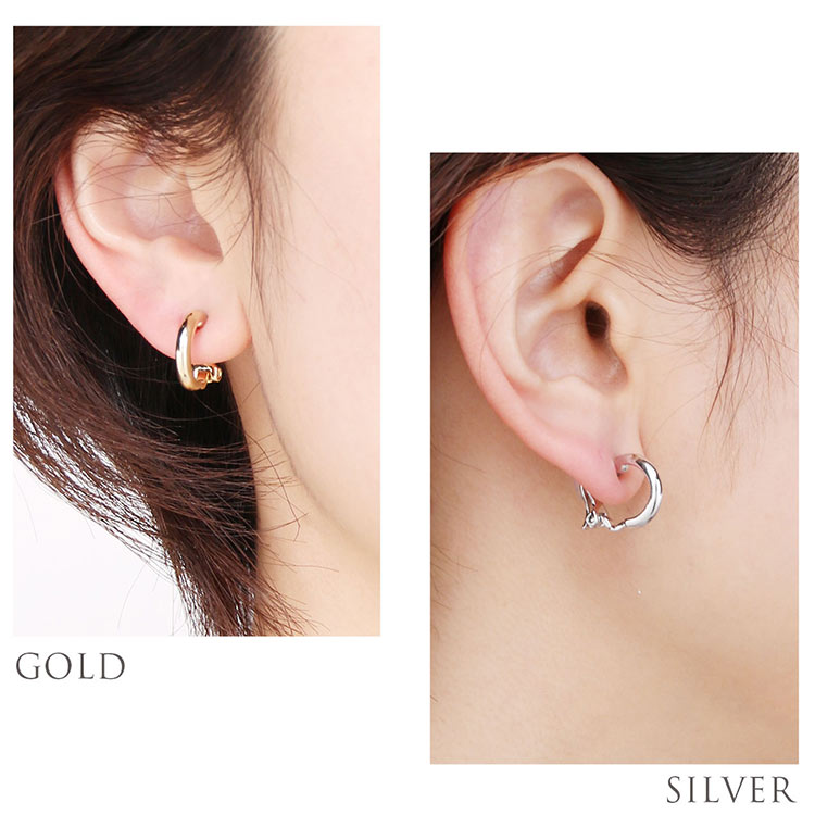 シンプル フープ イヤリング 2mm