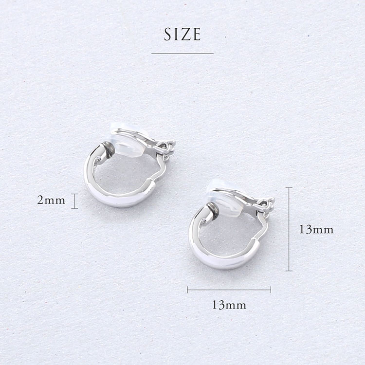 シンプル フープ イヤリング 2mm