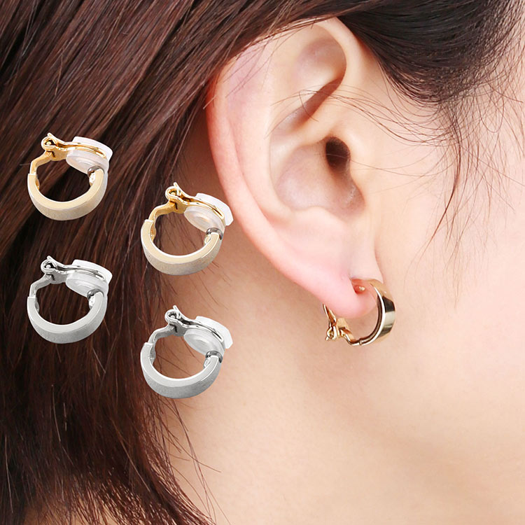 シンプル フープ イヤリング 3mm