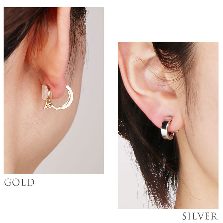 シンプル フープ イヤリング 3mm