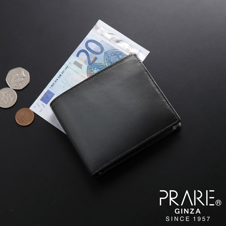 PRAIRIE 牛革　ラウンドファスナー 財布