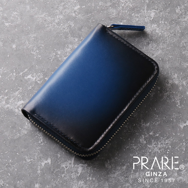 PRAIRIE 牛革　ラウンドファスナー 財布