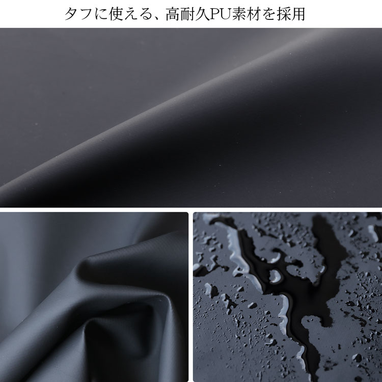 HALEINE 日本製 傷に強い 栃木レザー サコッシュ 横型 メンズ ショルダー バッグ