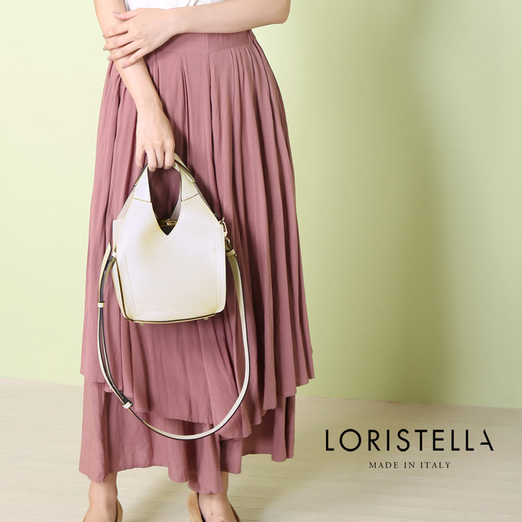 ブランド LORISTELLA バッグ アイボリー