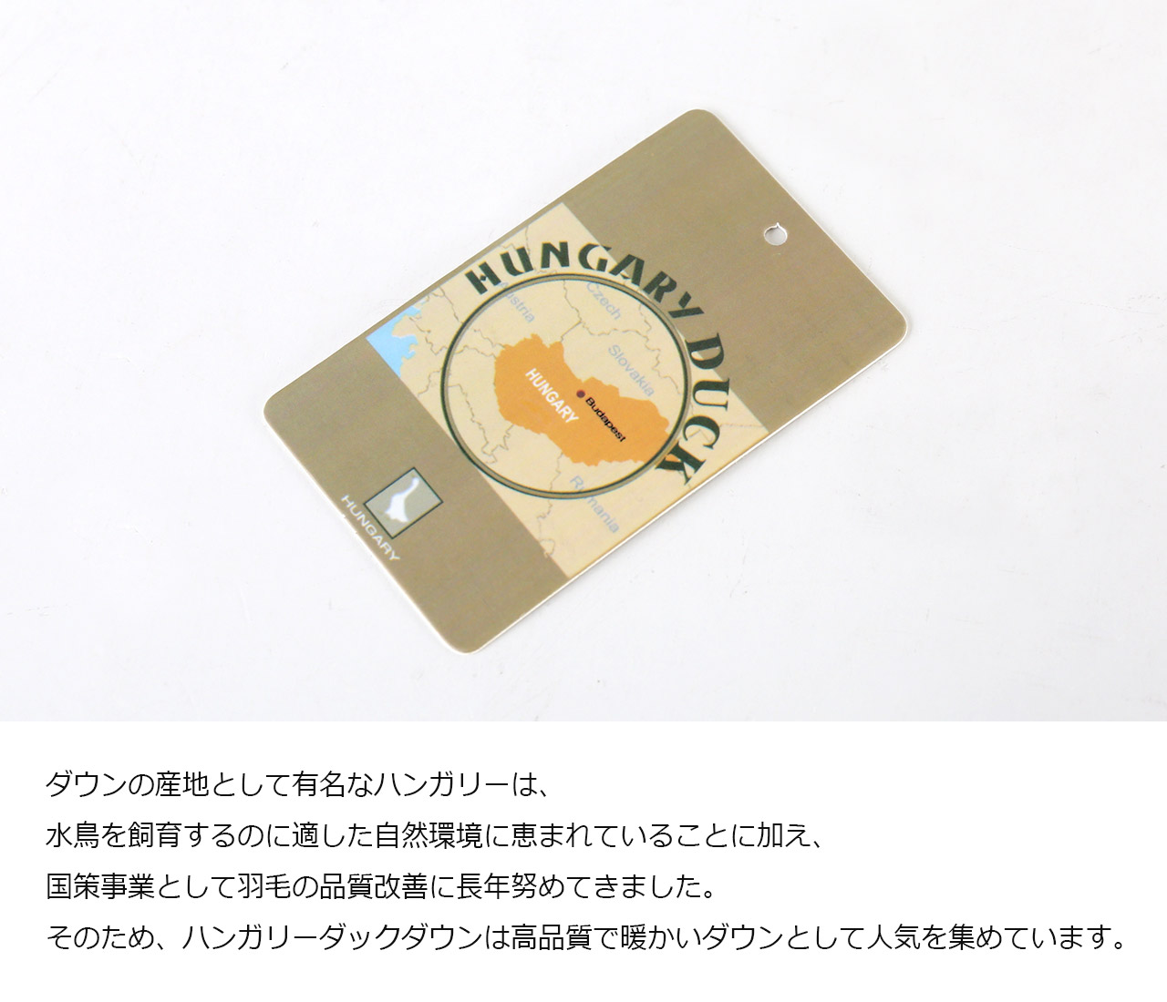 ハンガリー ダウン90% ダウンコート レディース