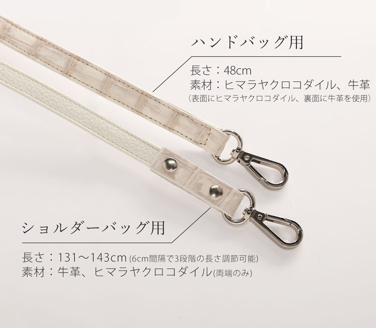 ハンドルとショルダーベルト