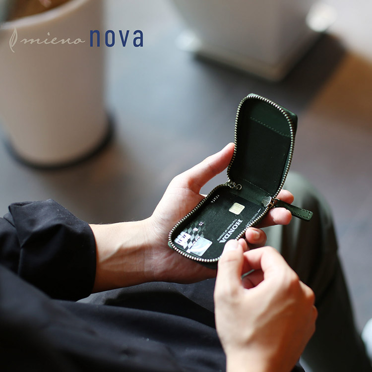 カードが入る キーケース メンズ 本革 牛革 nova レザー