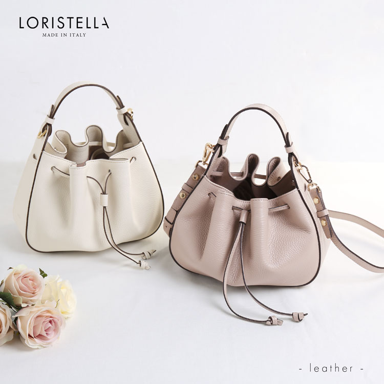 おしゃれ バンブーハンドル ブランド LORISTELLA バッグ 2way