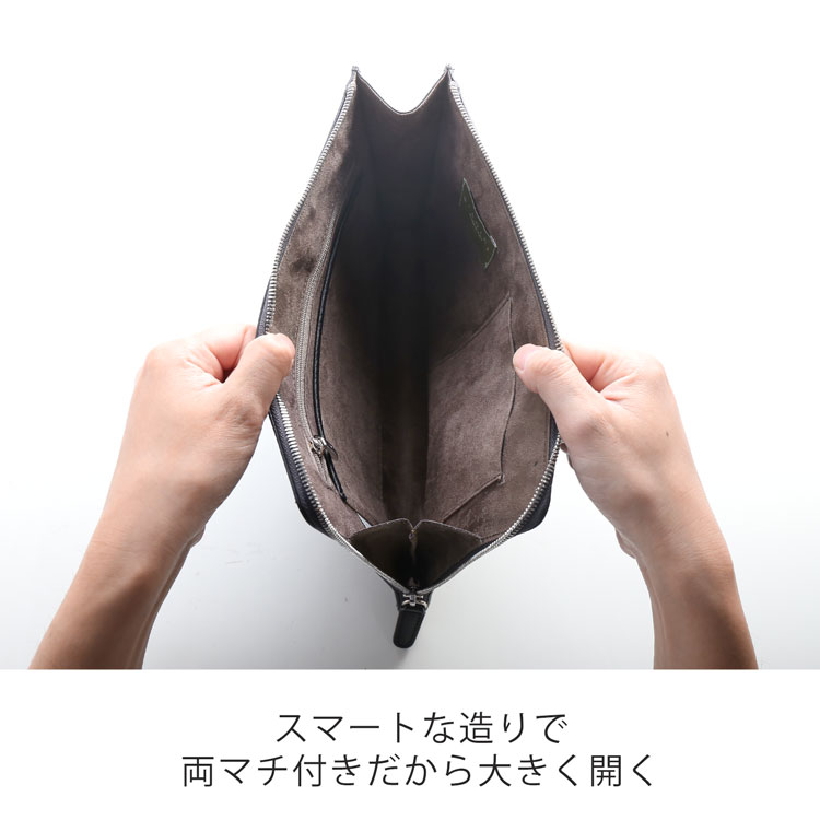 スマートで大きく開く