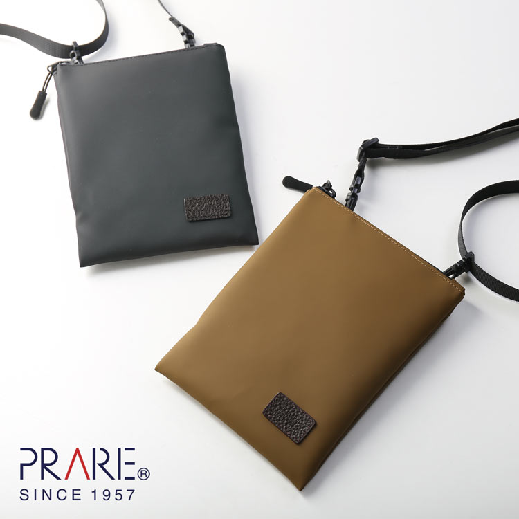 PRAIRIE プレリー サコッシュ  レディース ｱｳﾄﾄﾞｱ 防水 止水ファスナー 丈夫 ボディバッグ ショルダーバッグ