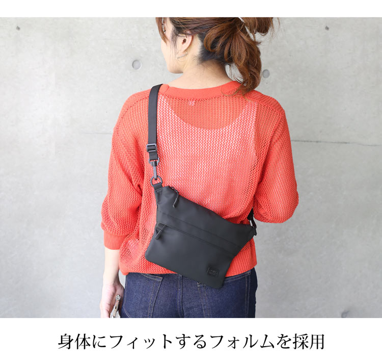 PRAIRIE プレリー サコッシュ  レディース ｱｳﾄﾄﾞｱ 防水 止水ファスナー 丈夫 ボディバッグ ショルダーバッグ
