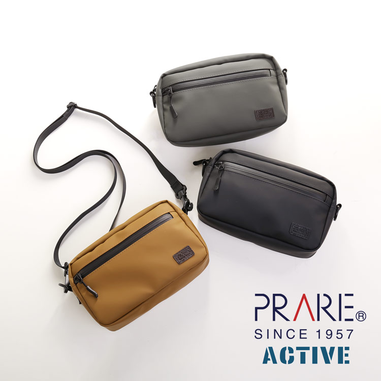 PRAIRIE プレリー 防水バッグ レディース ｱｳﾄﾄﾞｱ 防水 止水ファスナー 丈夫 ボディバッグ ショルダーバッグ