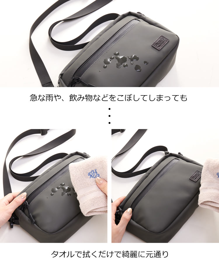 PRAIRIE プレリー 防水バッグ レディース アウトドア 防水 止水ファスナー 丈夫 ボディバッグ ショルダーバッグ