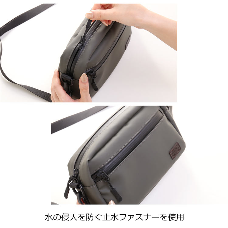 PRAIRIE プレリー 防水バッグ レディース アウトドア 防水 止水ファスナー 丈夫 ボディバッグ ショルダーバッグ