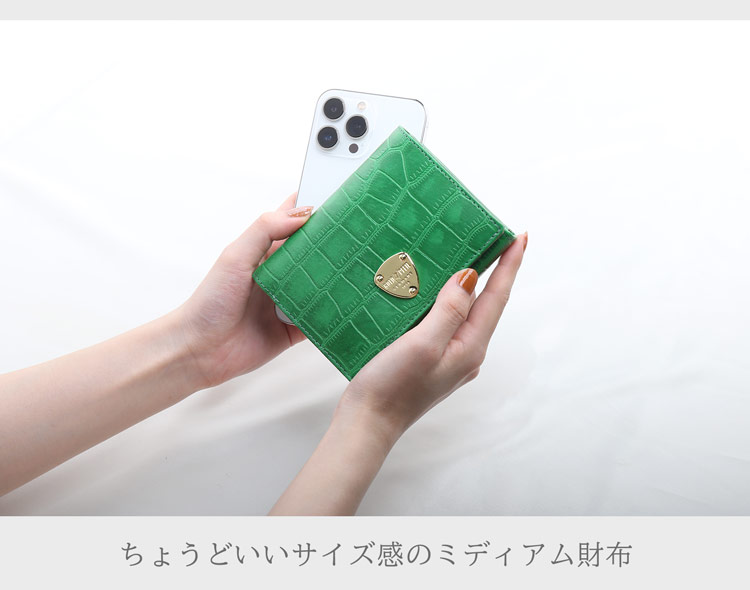 財布 レディース 二つ折り GOLD PFEIL ポイント