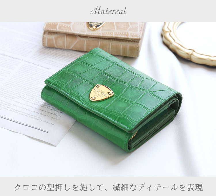 財布 レディース 二つ折り GOLD PFEIL マテリアル