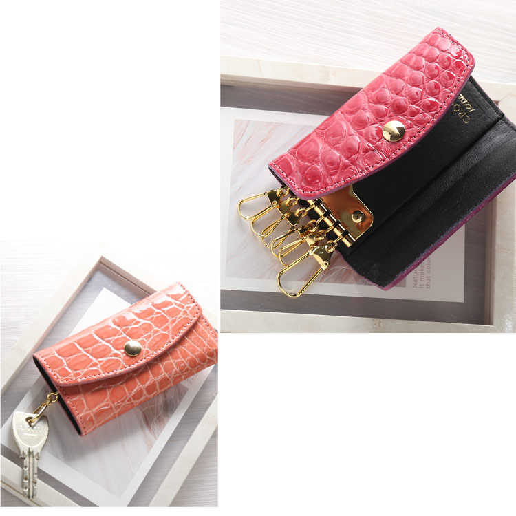 ナイルクロコダイルキーケース日本製