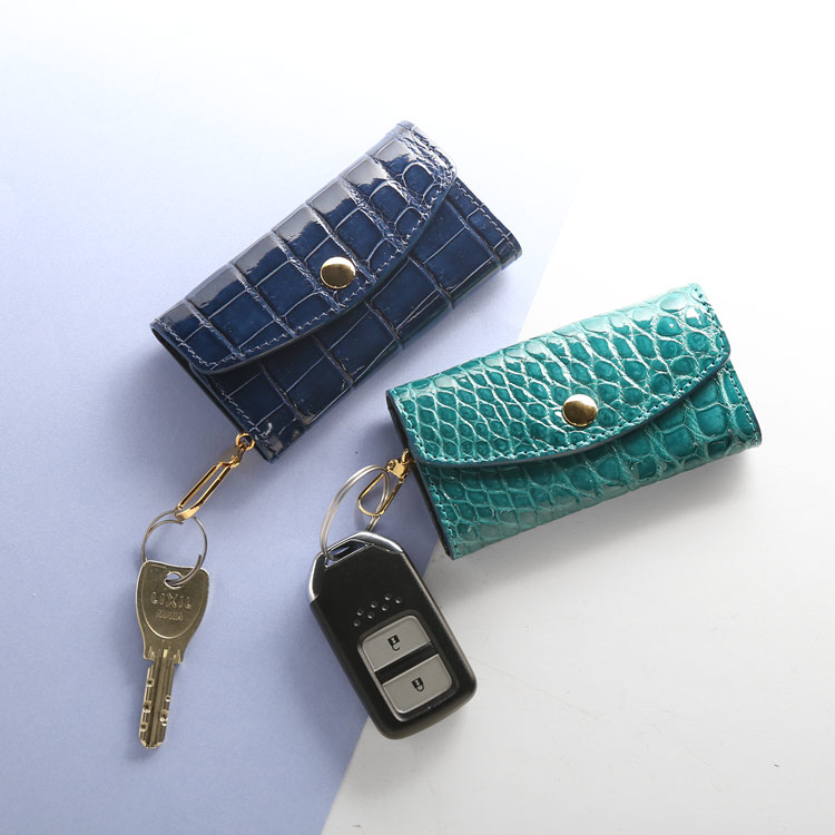 ナイルクロコダイルキーケース日本製