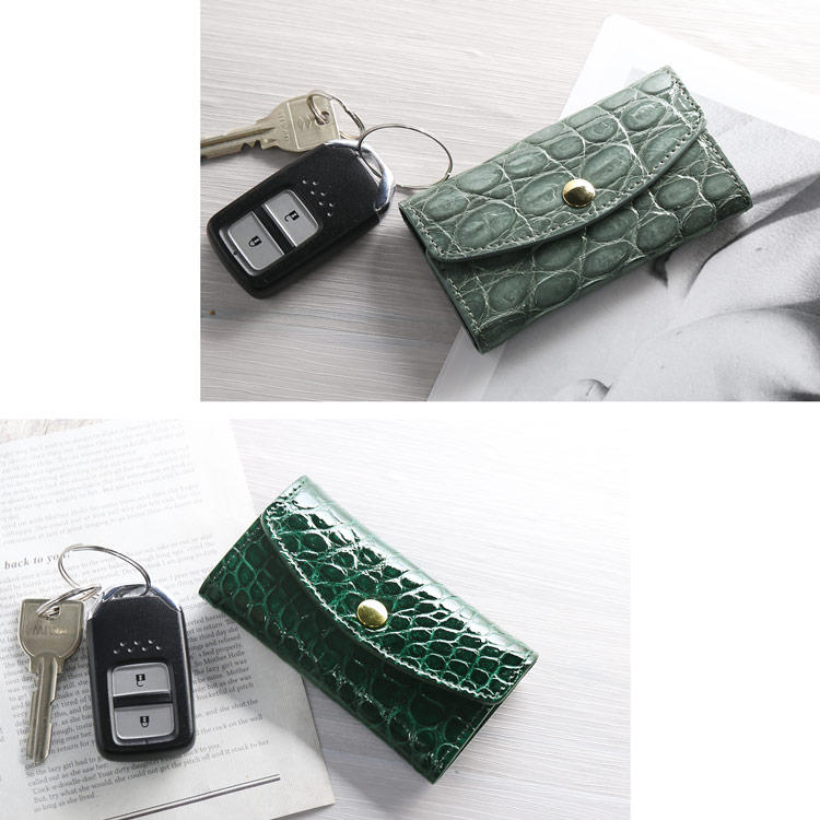 ナイルクロコダイルキーケース日本製