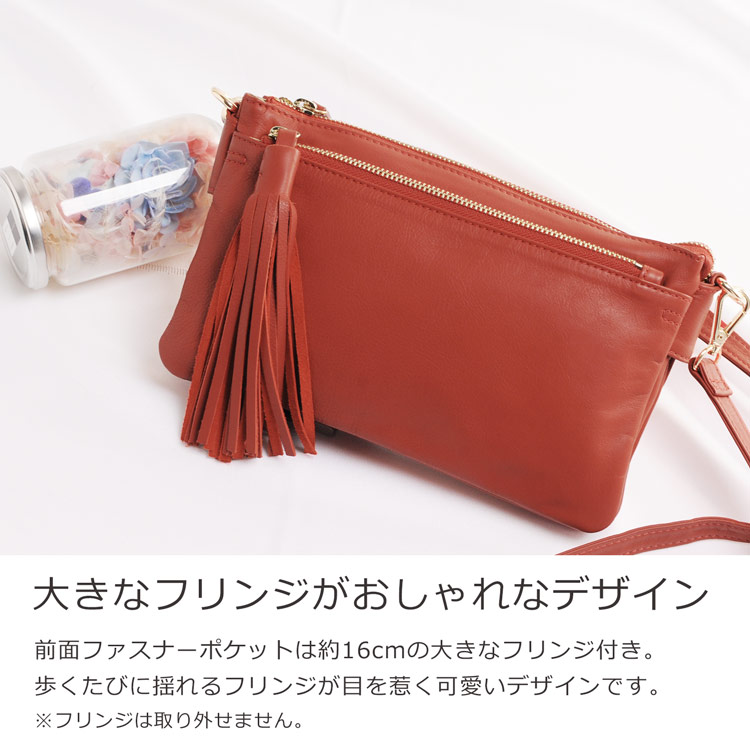 牛革 ミニ ショルダーバッグ