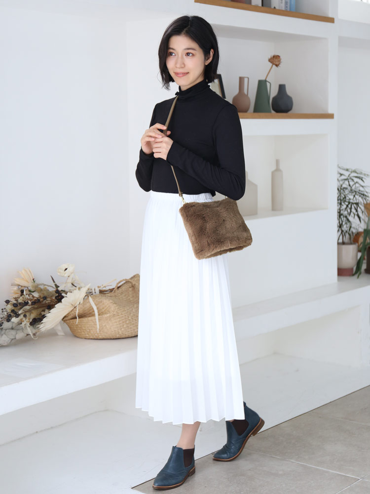 フェイクファー 2way ハンドバッグ ショルダーバッグ レディース 女性 ファー  エコファー モカ かわいい 大人 フェミニン カジュアル