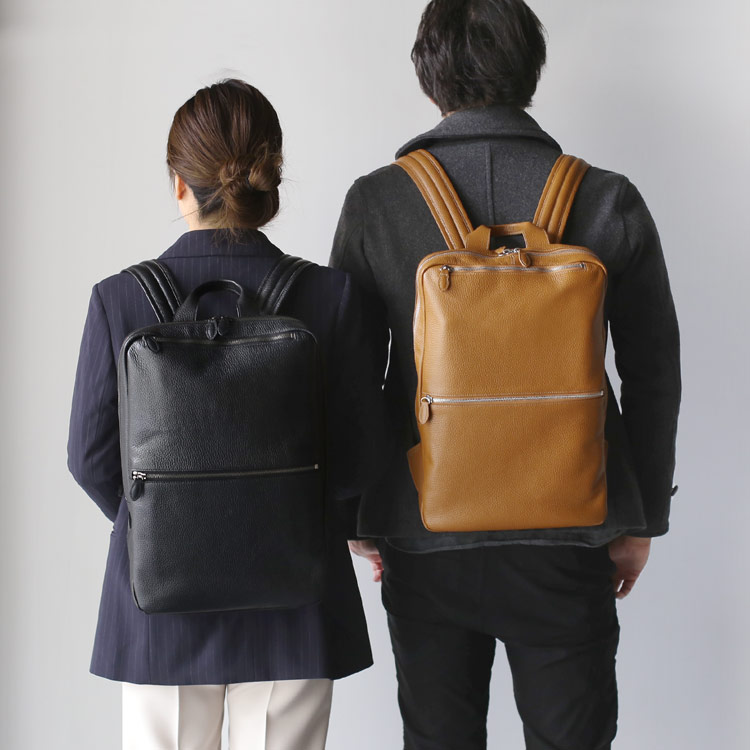 本革 牛革 リュックサック ビジネス カジュアル mieno ミエノ spira スピラ ブランド バックパック 通勤 通学 ノートパソコン A4 収納