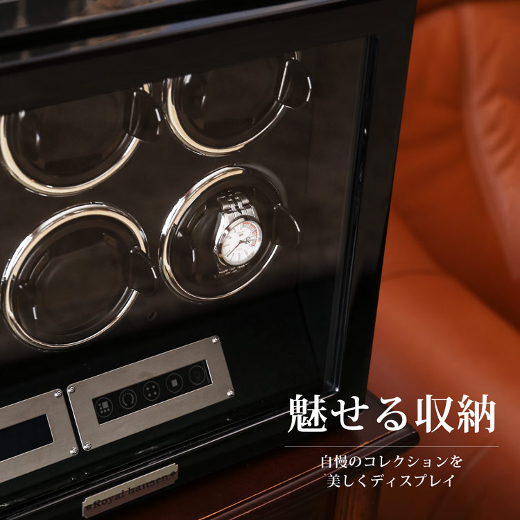 腕時計 自動巻き上げ機 ワインディングマシーン ワインダー LED 内部ライト